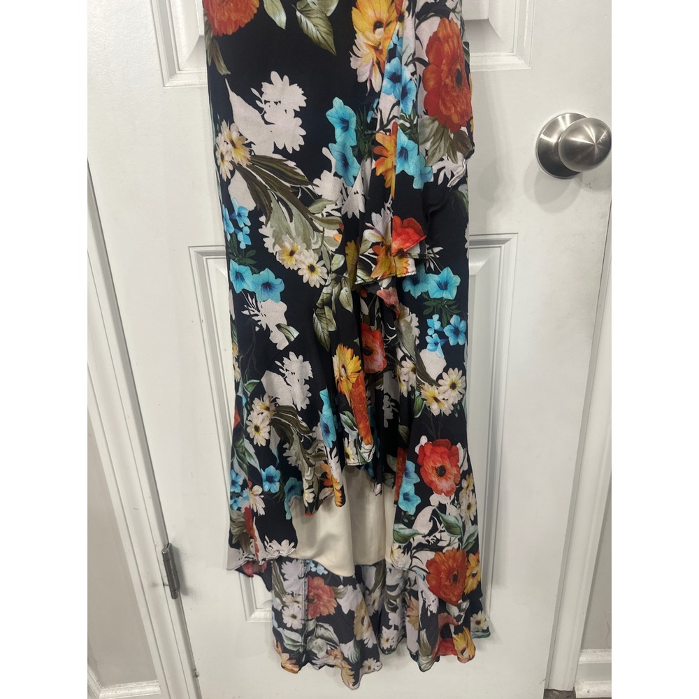 Yumi Kim Morning Glory Cross Roads Maxi Dress Floral High Low Wrap Medium - Picture 3 of 8